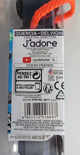 Foto dell’avviso ufficiale: J'adore SAS J'adore Ocean Friends Natural Wood Toys Set auto giocattolo — rischio: Rischio chimico