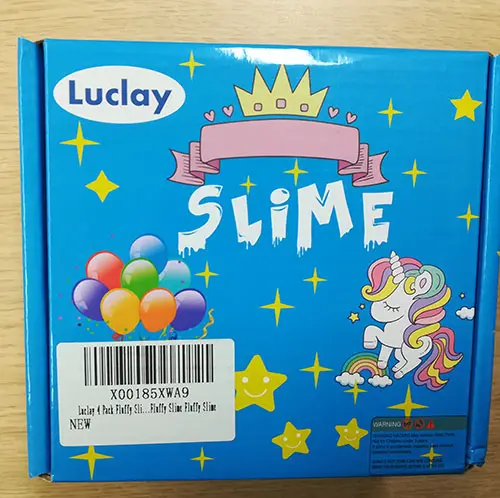 Photo de l’avis officiel: Luclay Slime Slime de jouet — risque: Risque chimique