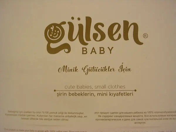 Foto del aviso oficial: Gülsen Baby Minik Gülücükler Icin/BABY RUHA Conjunto de ropa para bebés — riesgo: Atragantamiento