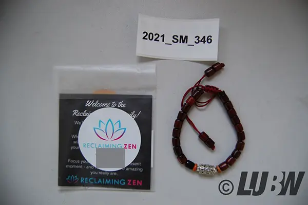 Photo de l’avis officiel: Reclaiming Zen Bracelet — risque: Risque chimique