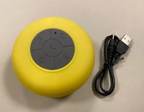 Foto uit de officiële melding: X-1 Waterproof wireless speaker Luidspreker — risico: Chemische risico's & Milieu