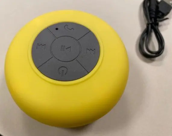 Foto uit de officiële melding: X-1 Waterproof wireless speaker Luidspreker — risico: Chemische risico's & Milieu