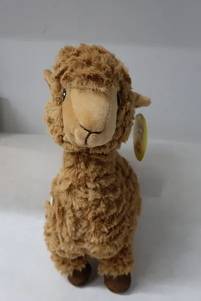 Foto do aviso oficial: MY TEDDY Smeđa ljama Brinquedo macio — risco: Engasgamento