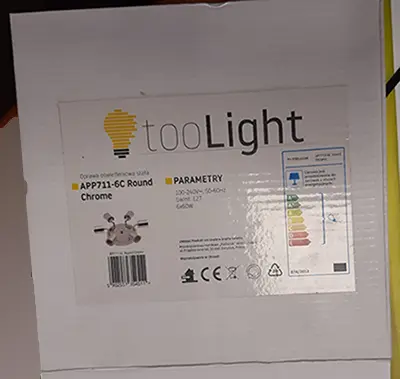 Foto do aviso oficial: tooLight Oprawa oswietleniowa stala Luminária fixa — risco: Choque elétrico