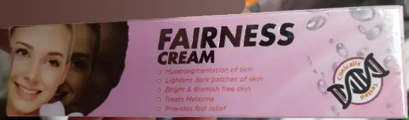 Photo de l’avis officiel: Fairness Cream Crème éclaircissante pour la peau — risque: Risque chimique