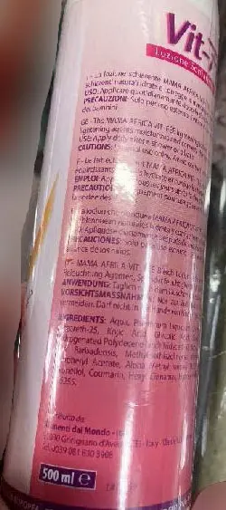 Photo de l’avis officiel: Mama Africa Cosmetics Vit-Fee Whitening Beauty Lotion Lotion éclaircissante pour la peau — risque: Risque chimique