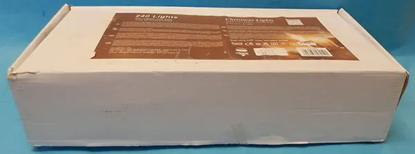 Photo from the official notice: Qx 240 Lights Christmas Lights lighting chain — burns & electric shock risk