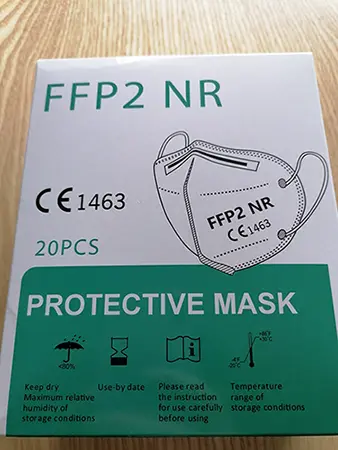Photo de l’avis officiel: FFP2 NR Protective Mask Masque filtre à particules — risque: Risque sanitaire/autre
