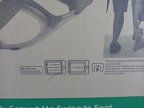 Foto do aviso oficial: konig kids Baby swing Nakko 20 Balanço elétrico para bebés — risco: Ferimentos