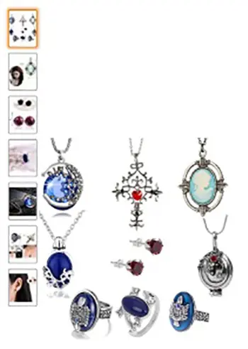 Photo from the official notice: XHBTS XHBTS 10 Set Ersetzen Sie die Vampire Diaries Daywalking Katherine Saphir Kristall Anhänger jewellery se — chemical risk
