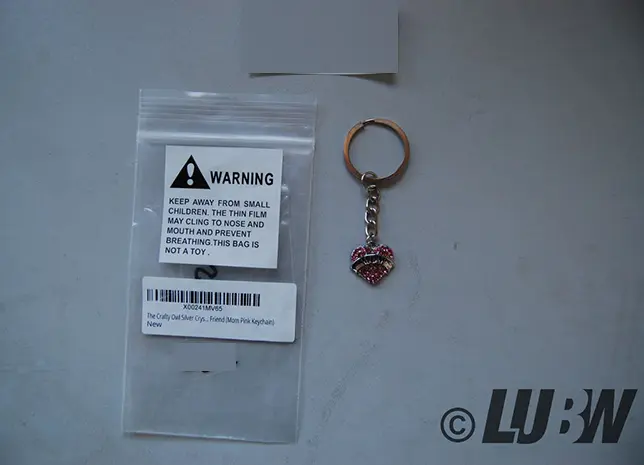Photo de l’avis officiel: The Crafty Owl Pendentif pendentif — risque: Risque chimique