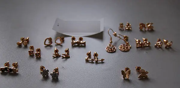 Photo from the official notice: CASSIECA CASSIECA 84 Paar Ohrringe Damen Hoop Ohrringe Gold Kleine Ohrstecker Set Ohrringe Creolen Gross Orri  — chemical risk