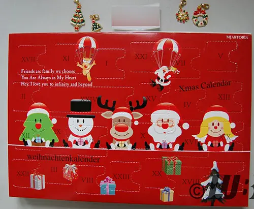 Photo from the official notice: MJARTORIA MJARTORIA Schmuck Adventskalender 2021 Damen Mädchen Frauen Kinder Xmas Weihnachtskalendar mit 24 Üb — chemical risk