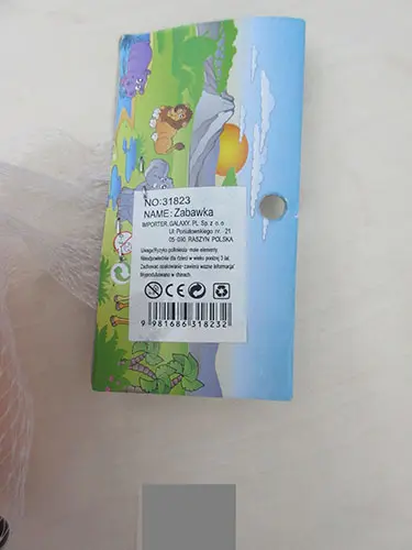 Foto dell’avviso ufficiale: ZABAWKA Giocattolo di plastica — rischio: Rischio chimico (A12/00494/22)