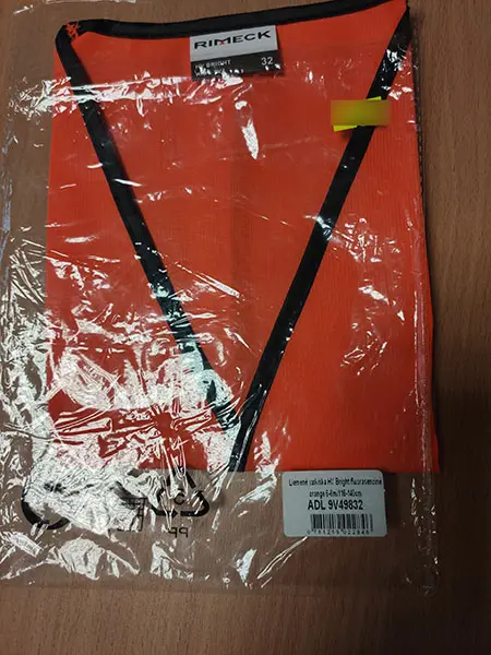 Photo de l’avis officiel: RIMECK Protective children's vest Gilet de visibilité — risque: Blessures