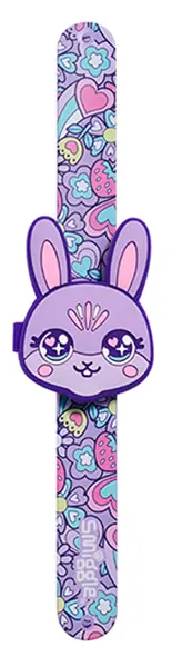 Foto aus der offiziellen Meldung: Smiggle Smiggle Fun Character Slapband Watch Kinderuhr — Risiko: Chemikalie & Ersticken