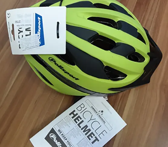 Photo de l’avis officiel: Polisport Sport Ride Helmet for cyclists Casque — risque: Blessures