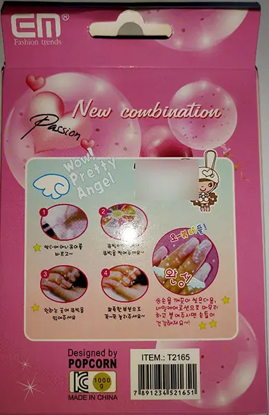 Photo de l’avis officiel: EM Passion – New combination Faux ongles — risque: Risque chimique