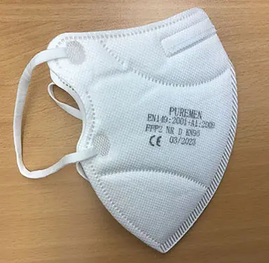 Foto aus der offiziellen Meldung: PUREMEN PUREMEN KN95 Partikelfiltermaske — Risiko: Gesundheitsrisiken/Sonstige