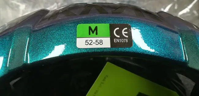 Photo de l’avis officiel: KASK Casque de vélo — risque: Blessures