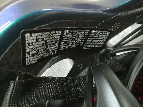 Photo de l’avis officiel: KASK Casque de vélo — risque: Blessures