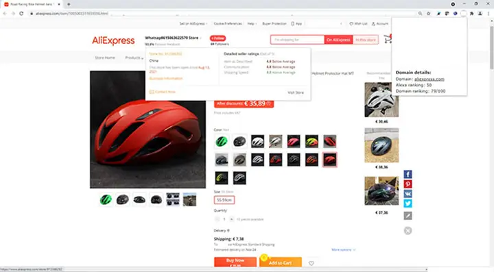 Photo de l’avis officiel: EVADE Casque de vélo — risque: Blessures (A12/00637/22)