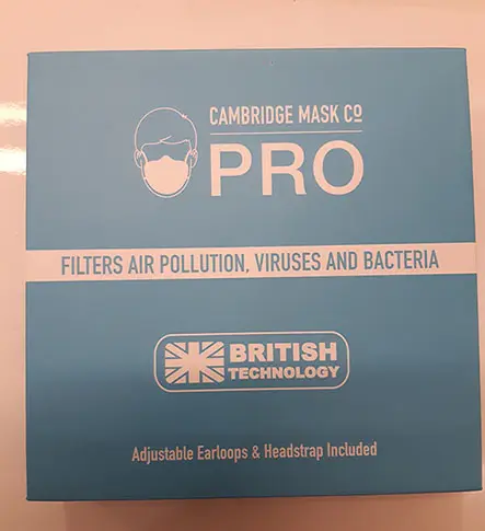 Foto aus der offiziellen Meldung: Cambridge, Cambridge Mask PRO Facial PPE Partikelfiltermaske — Risiko: Gesundheitsrisiken/Sonstige