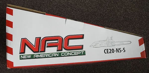 Photo de l’avis officiel: NAC Electric chainsaw Tronçonneuse électrique — risque: Blessures