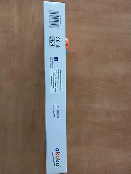 Photo from the official notice: AKUKU Pram rattle toy — choking risk