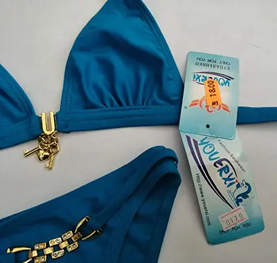 Foto do aviso oficial: Yourexi Fashion Swimwear Biquíni infantil — risco: Estrangulamento