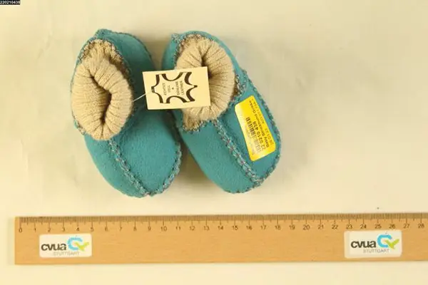 Photo de l’avis officiel: Chaussures de bébé — risque: Risque chimique