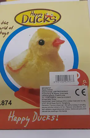 Photo de l’avis officiel: HEHETOYS Happy Ducks Canard de jouet — risque: Étouffement