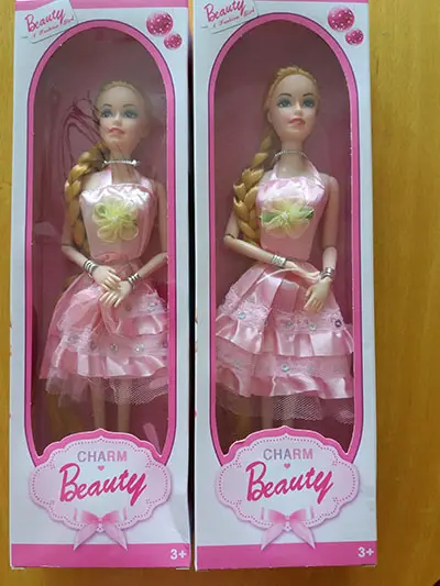 Foto do aviso oficial: CHARM Beauty Boneca de plástico — risco: Químico (A12/00702/22)