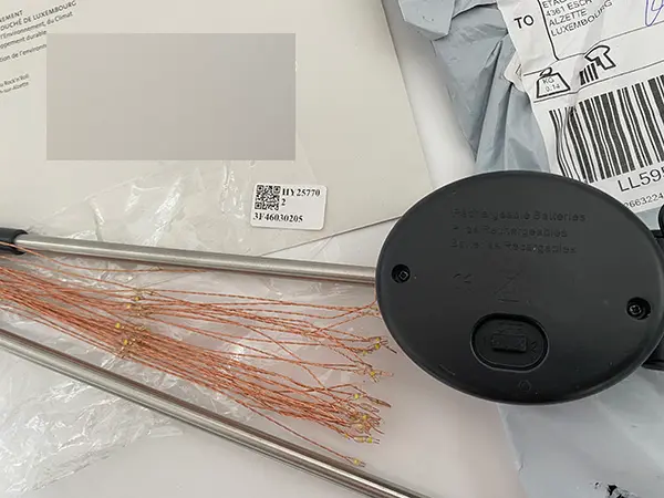 Foto dell’avviso ufficiale: Lampe solaire extérieur jardin pissenlit Lampada solare all'aperto — rischio: Ambiente
