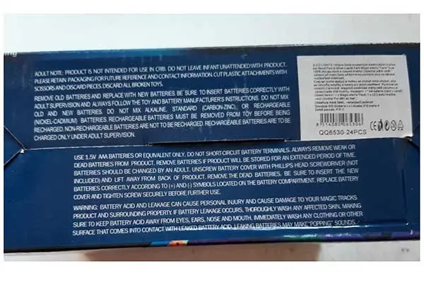 Foto uit de officiële melding: MAGIC Tracks Batterijbediende autospoor — risico: Milieu