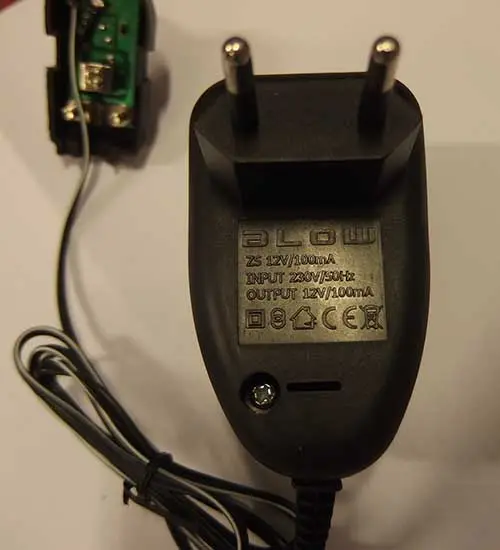 Photo from the official notice: BLOW Zasilacz stabilizowany power supply — environment risk