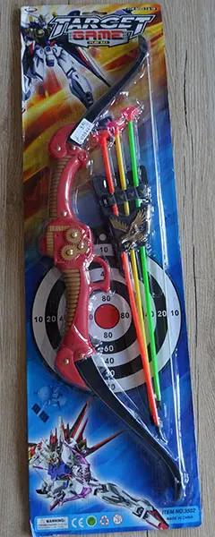 Foto do aviso oficial: Gazelo Toys Target Game Play Set Arco de brinquedo e flechas set — risco: Engasgamento