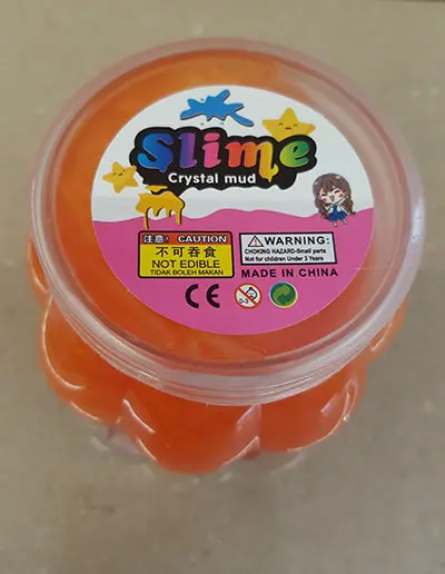 Photo de l’avis officiel: Midex Slime crystal mud Jouet slime — risque: Risque chimique