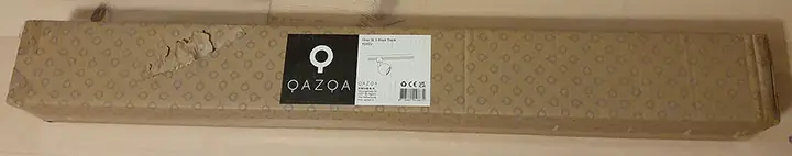 Photo from the official notice: Qazqa Gissi SL 5 black track track light — electric shock risk