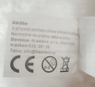 Foto do aviso oficial: Svítící medvídek Brinquedo da pilha — risco: Ambiente