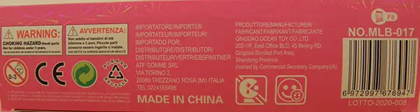 Foto dell’avviso ufficiale: Mile Moda bella ragazza Set di bambole — rischio: Rischio chimico
