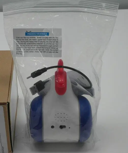 Foto uit de officiële melding: Chicken-shaped light cat toy Huisdier speelgoed — risico: Aantasting van het gezichtsvermogen