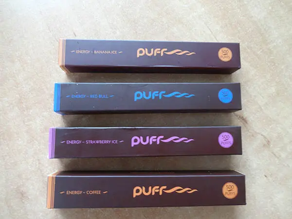 Photo de l’avis officiel: PUFF Puff~ Energy 500 puffs Inhalateur jetable — risque: Risque chimique