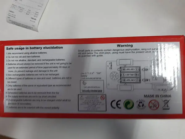 Foto dell’avviso ufficiale: Fire car Giocattolo a batteria — rischio: Ambiente