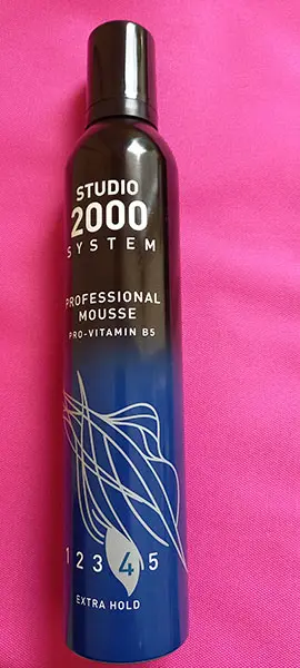 Foto uit de officiële melding: Studio 2000 System Professional Mouse Pro-vitamin B5 Haarstyling mousse — risico: Chemische risico's