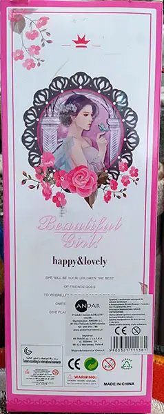Foto dell’avviso ufficiale: ANDAR Beautiful girl Bambola di plastica — rischio: Rischio chimico