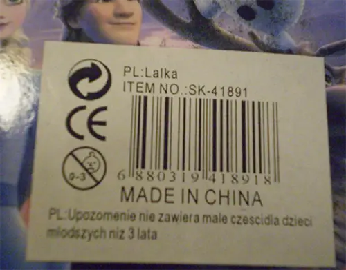 Photo de l’avis officiel: Frozen II Ensemble de poupées en plastique — risque: Risque chimique