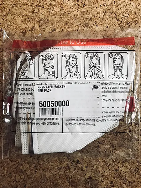 Photo de l’avis officiel: "Good Guard", "DISPOSABLE FOLDING MASK" Masque de protection — risque: Risque sanitaire/autre