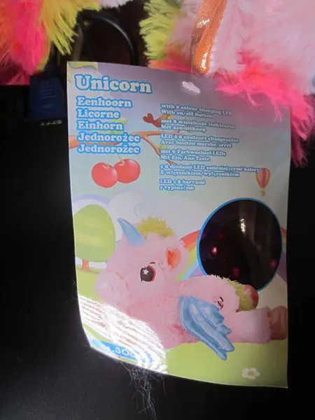 Foto do aviso oficial: Tollkühn Shoppartner Unicorn Brinquedo macio — risco: Engasgamento