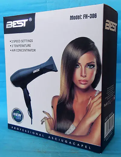 Photo de l’avis officiel: Best PROFESSIONAL ASCIUGACAPELLI Sèche-cheveux — risque: Brûlures & Choc électrique (A12/01016/22)